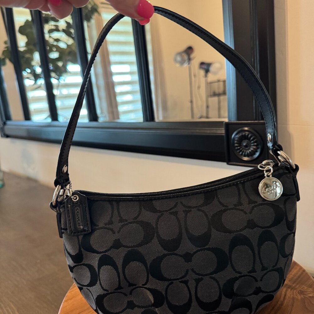 Coach Signature C Demi Mini Shoulder Bag – Black Y2K Style - Picture 2 of 12